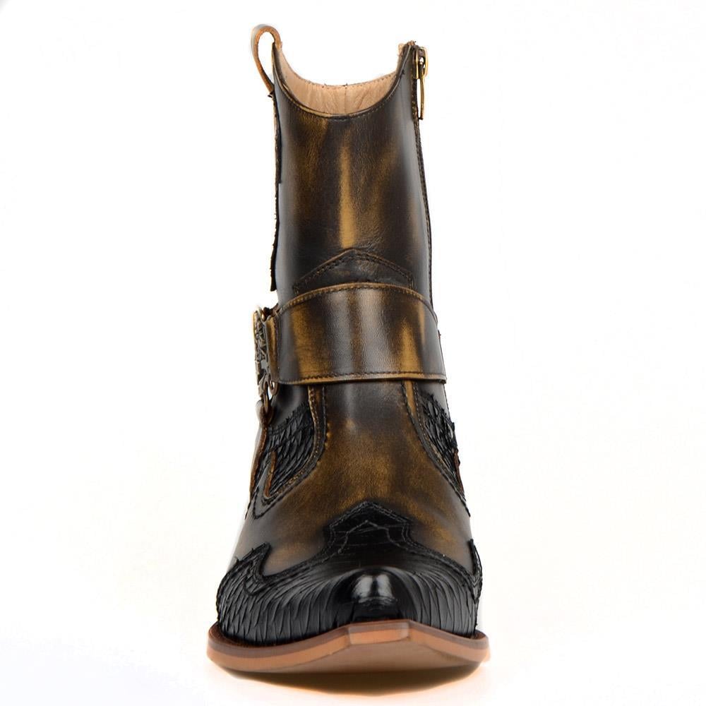 FootCourt Cowboy Boots Brown