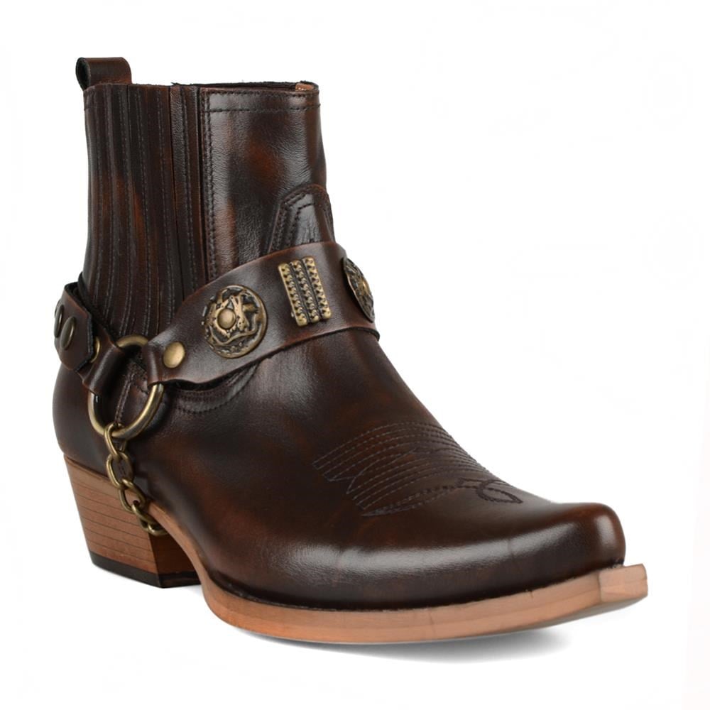 FootCourt Cowboy Boots Brown