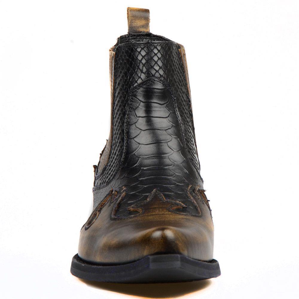 FootCourt Cowboy Boots Brown