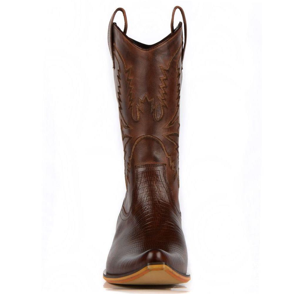 FootCourt Cowboy Boots Brown
