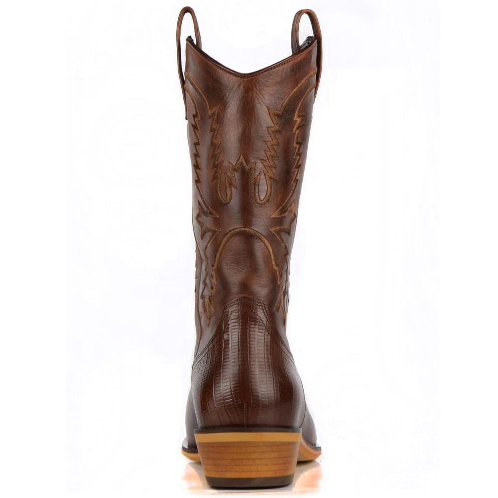 FootCourt Cowboy Boots Brown