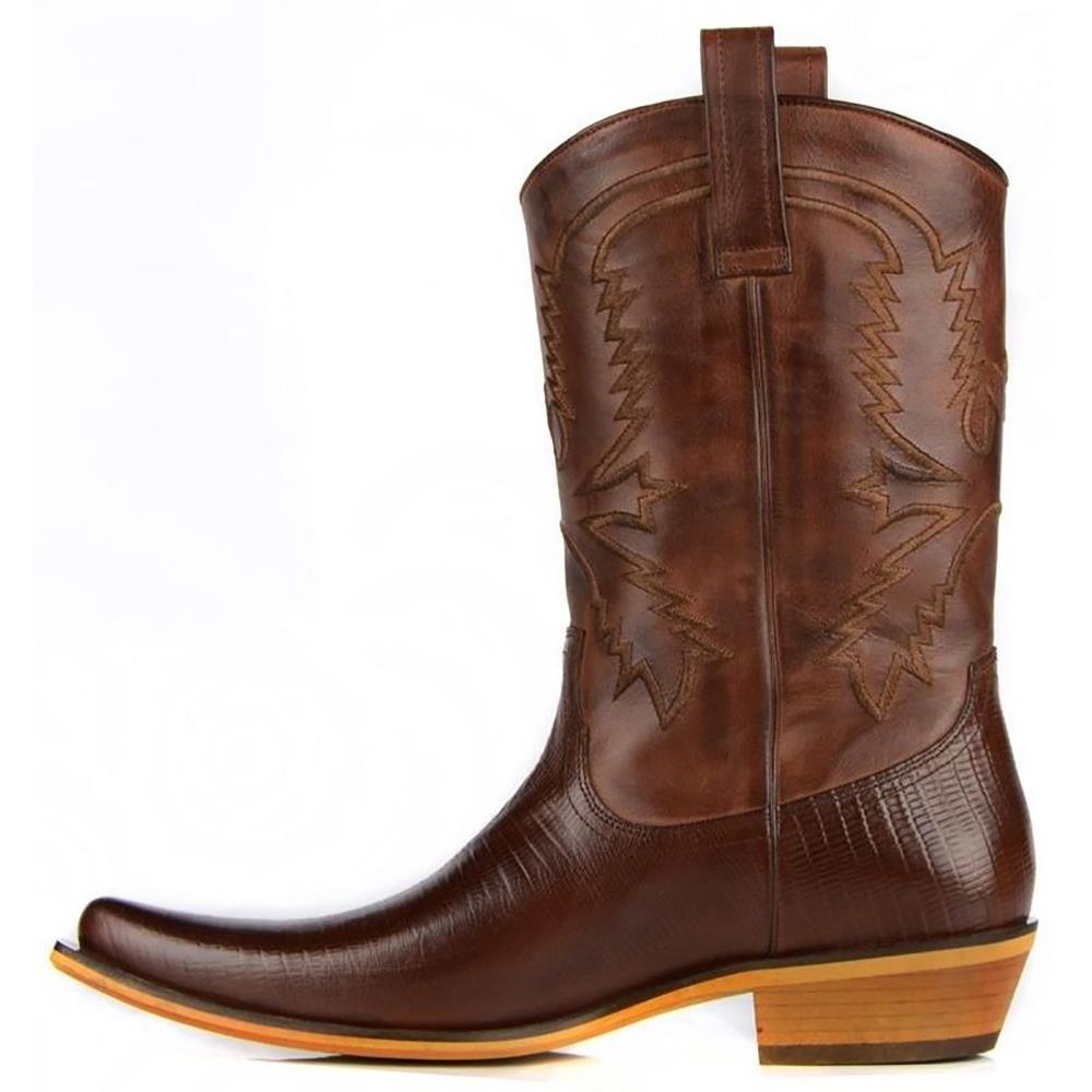 FootCourt Cowboy Boots Brown