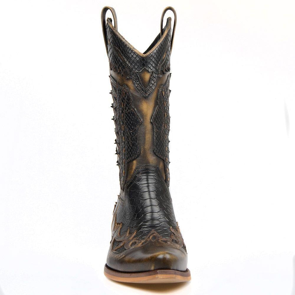 FootCourt Cowboy Boots Brown