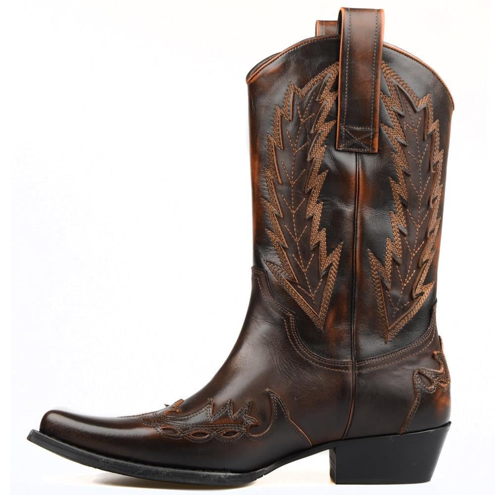 FootCourt Cowboy Boots Brown