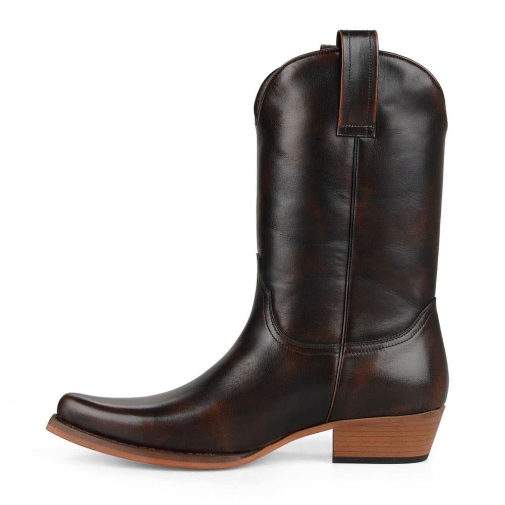 FootCourt Cowboy Boots Brown