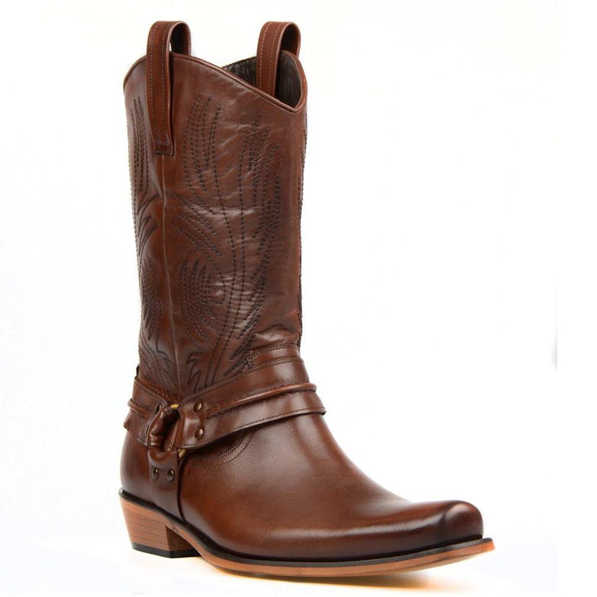FootCourt Cowboy Boots Brown