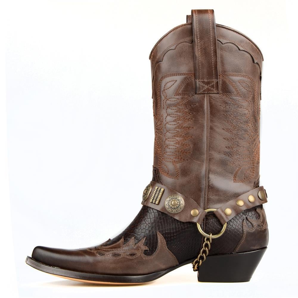 Brown Men's Western Cowboy Boots