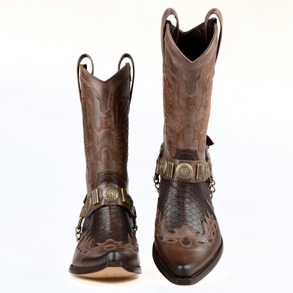 Brown Men's Western Cowboy Boots