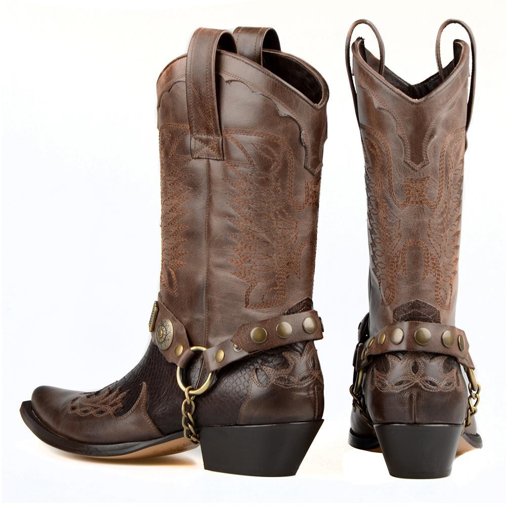 Brown Men's Western Cowboy Boots