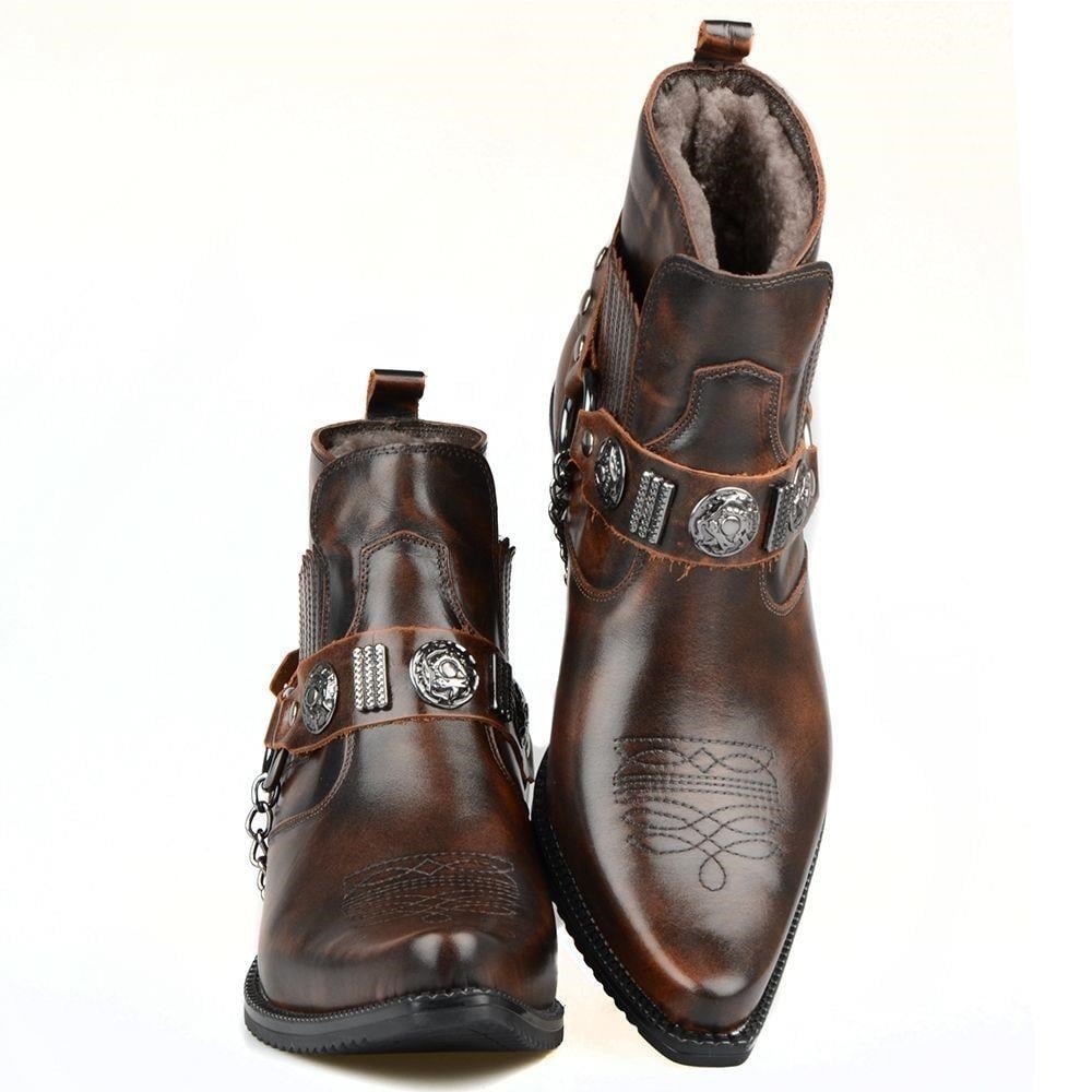 Brown Western Cowboy Boots