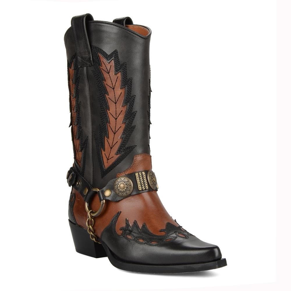 FootCourt Brown Cowboy Boots