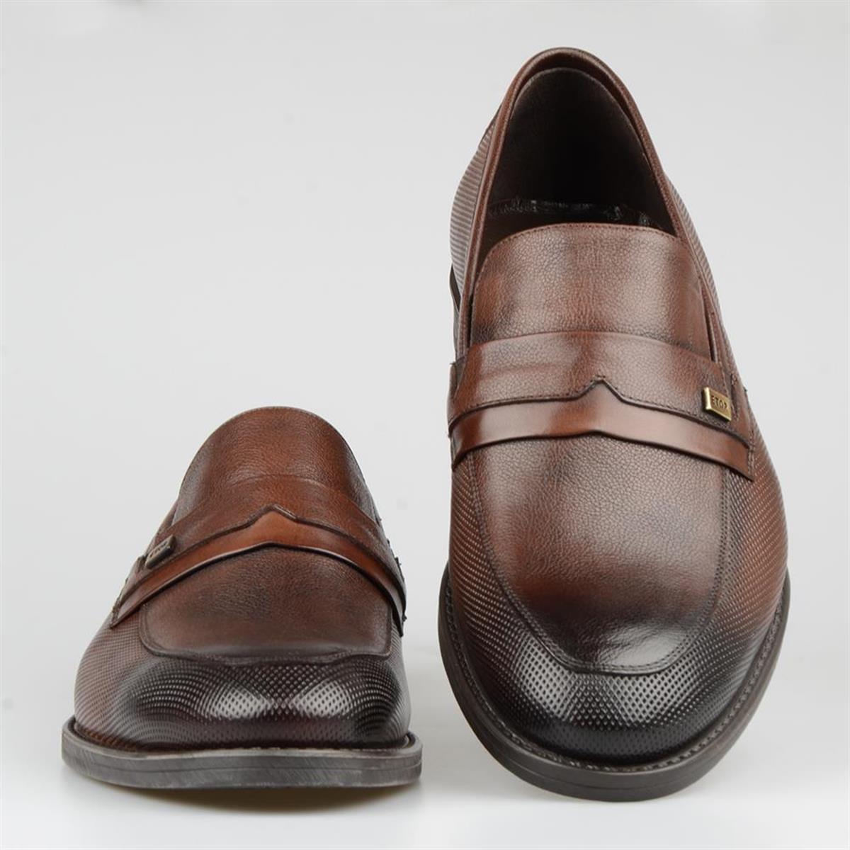 Kahverengi Klasik Loafer Erkek Ayakkabı