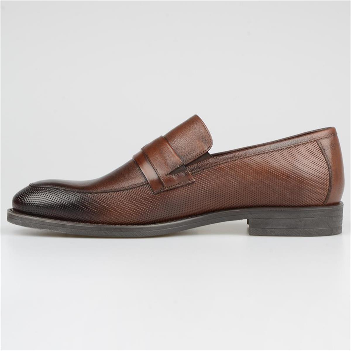 Kahverengi Klasik Loafer Erkek Ayakkabı