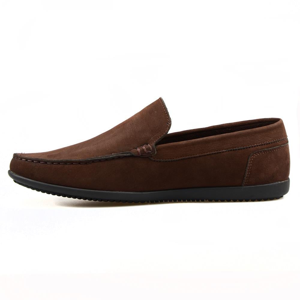 Brown Nubuck Men Loafers