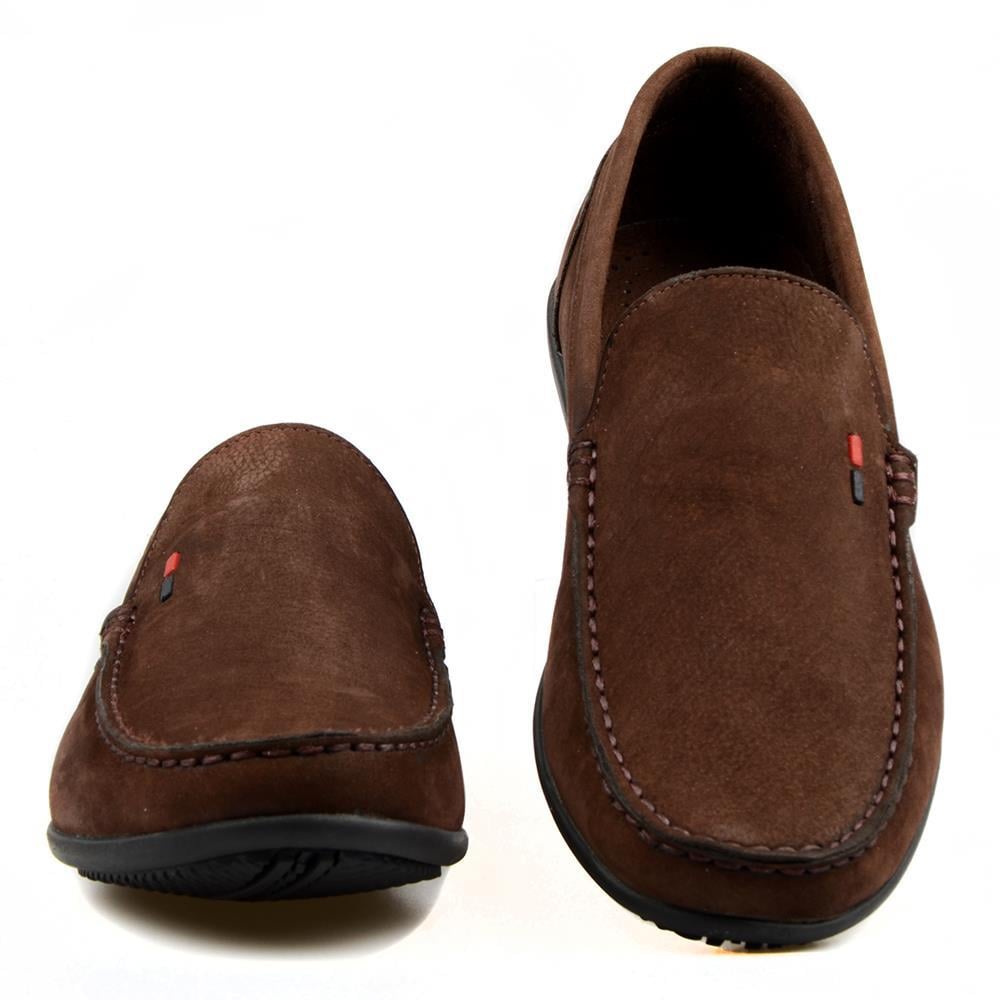 Brown Nubuck Men Loafers