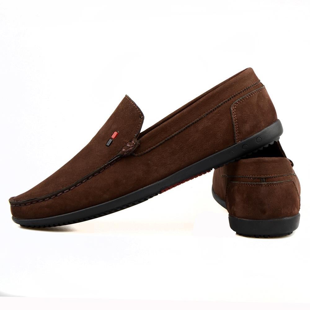 Brown Nubuck Men Loafers