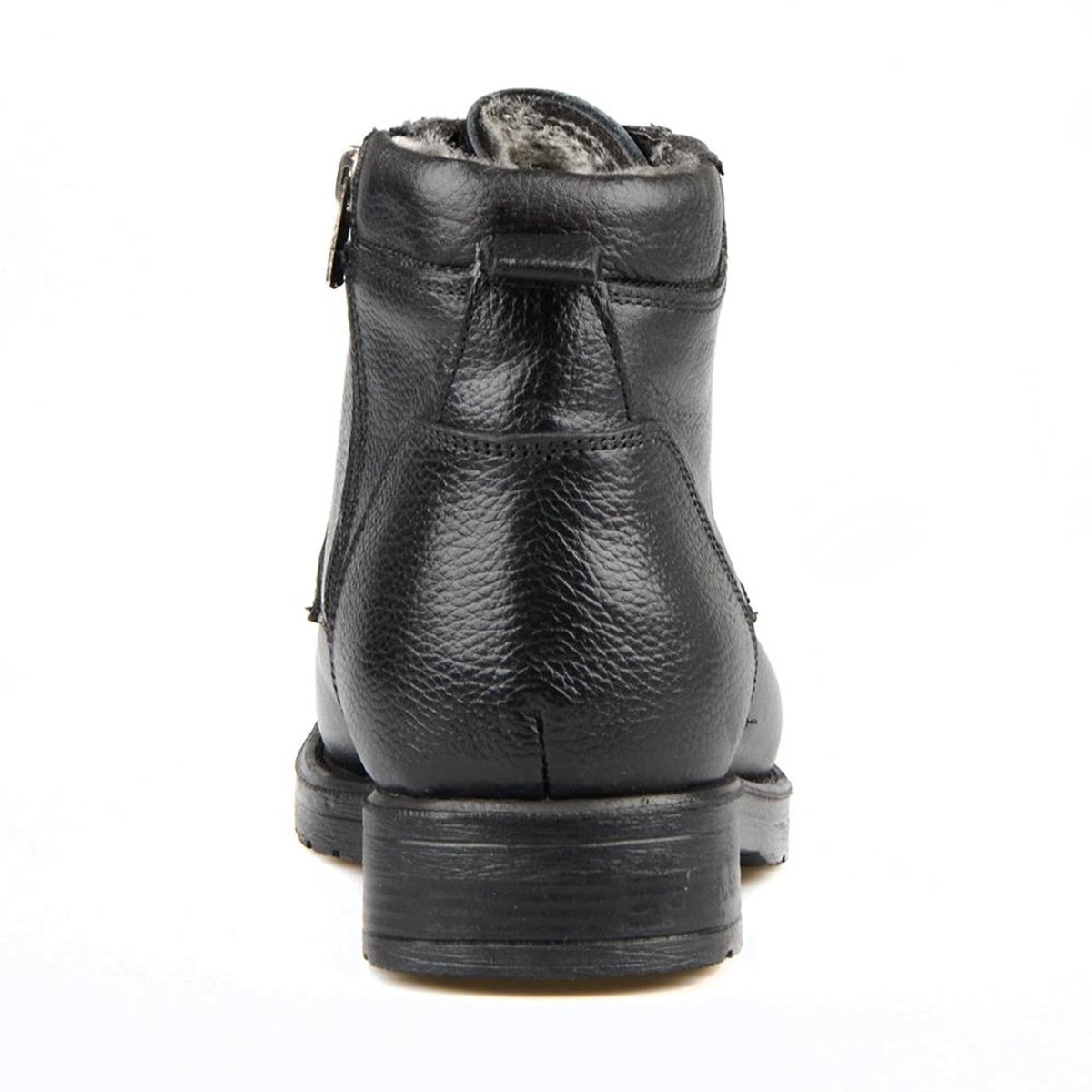 Black Leather Men's Boots