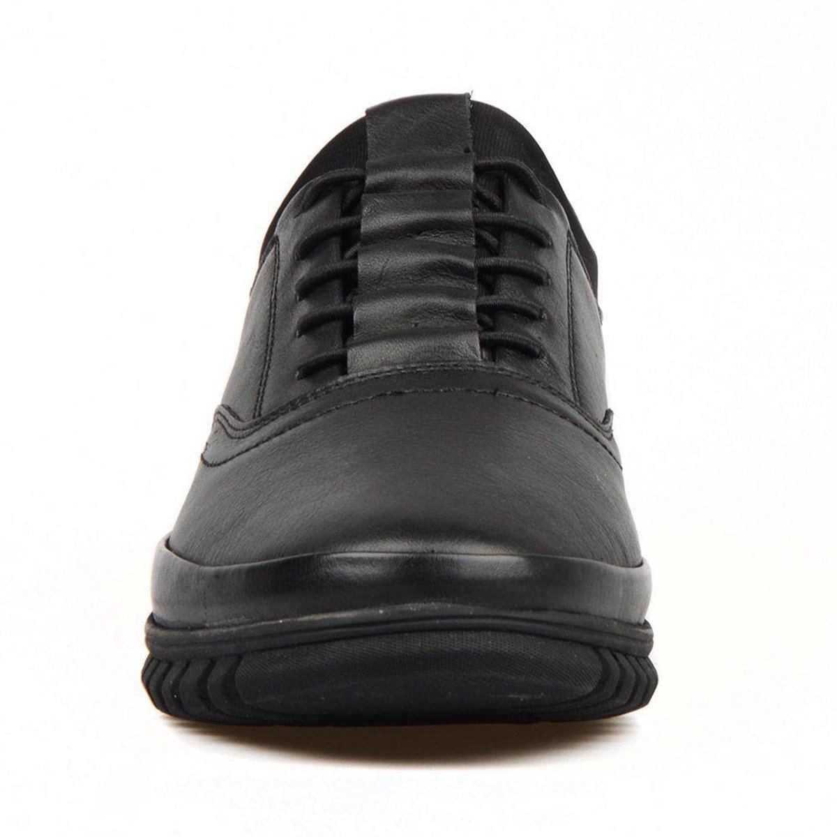 Black Leather Men Shoes