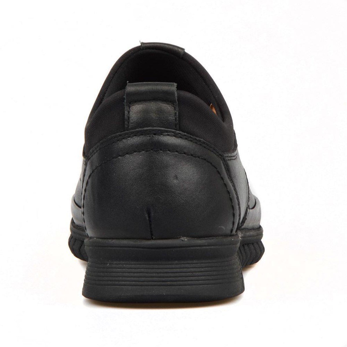 Black Leather Men Shoes