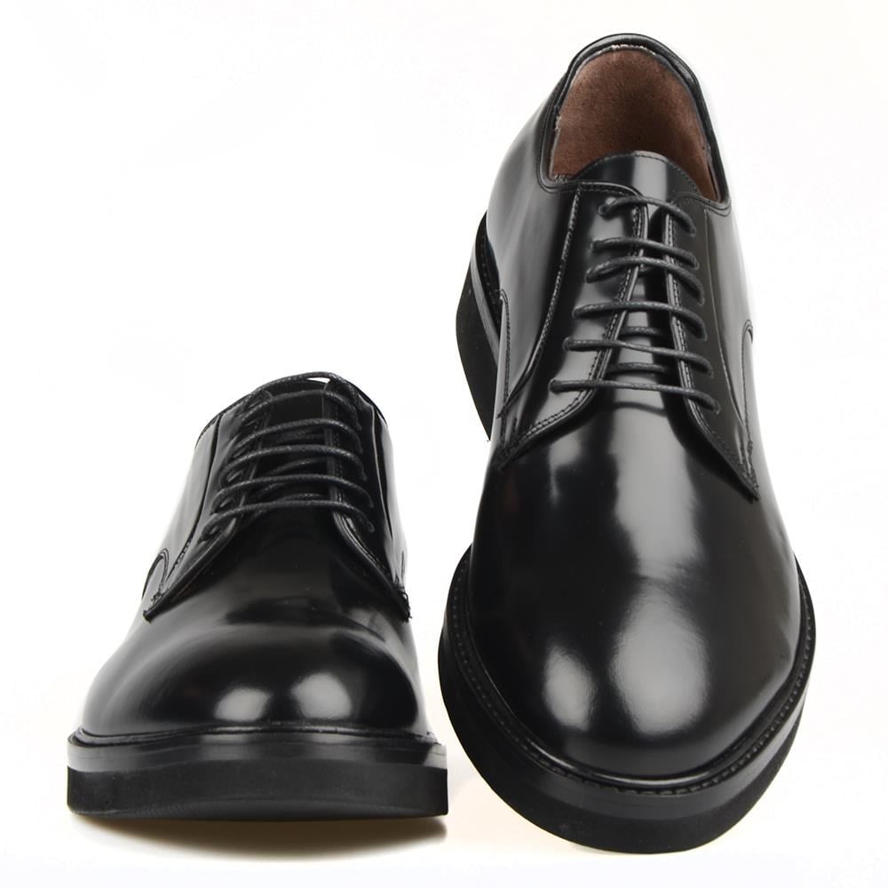Black Leather Classic Men's Shoes