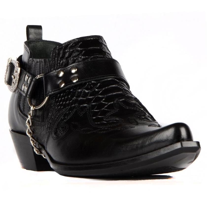 FootCourt Cowboy Shoes Black