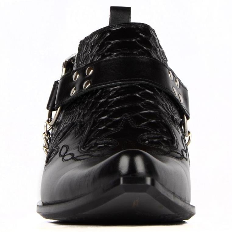 FootCourt Cowboy Shoes Black