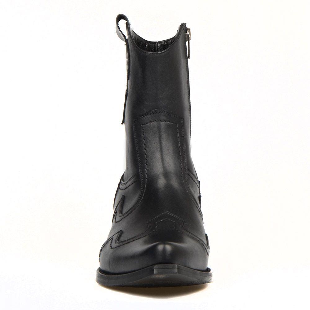 FootCourt Cowboy Boots Black
