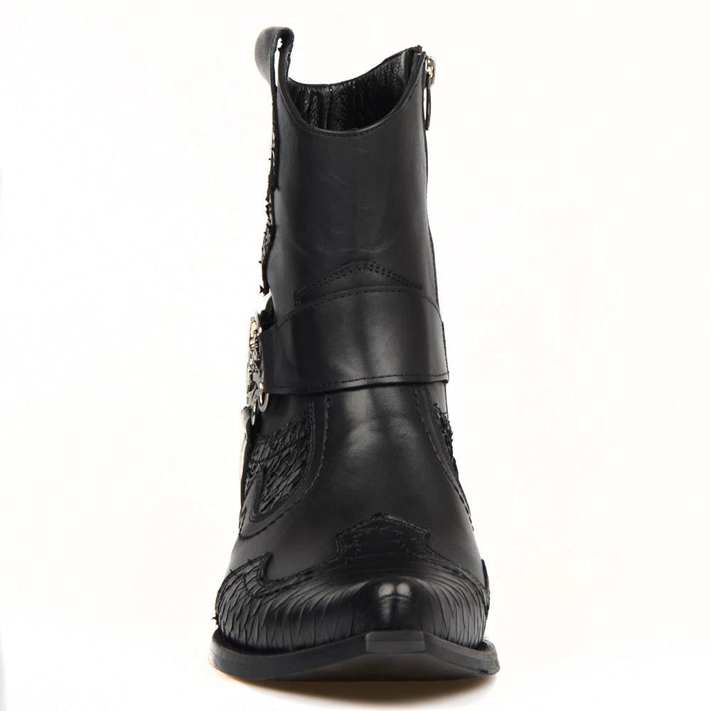 FootCourt Cowboy Boots Black