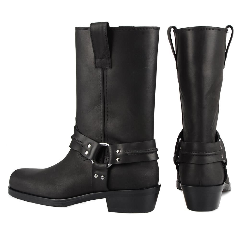 FootCourt Biker Boots Black