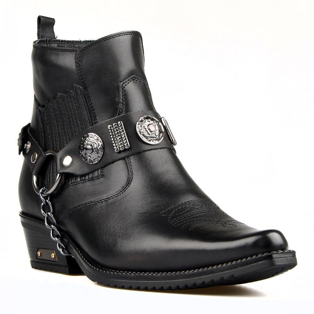 Black Western Cowboy Boots Black