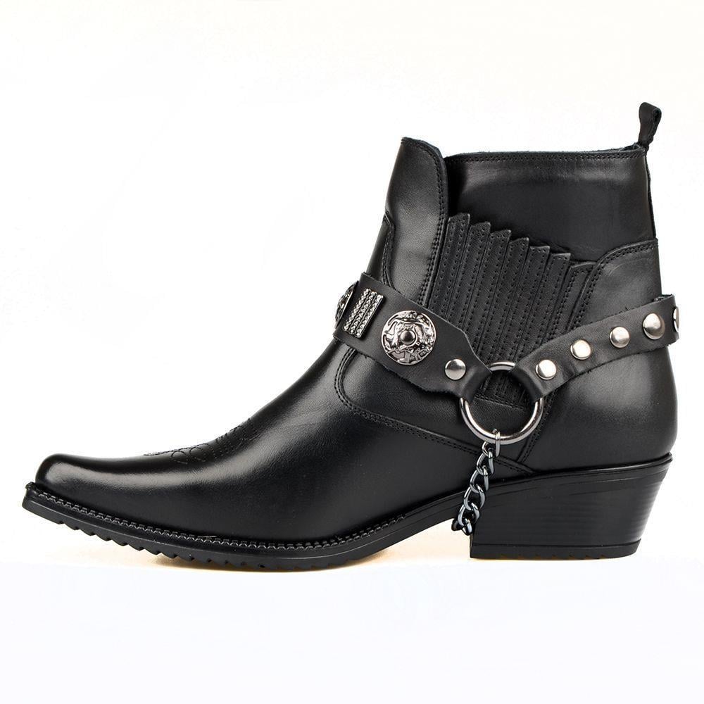 Black Western Cowboy Boots Black