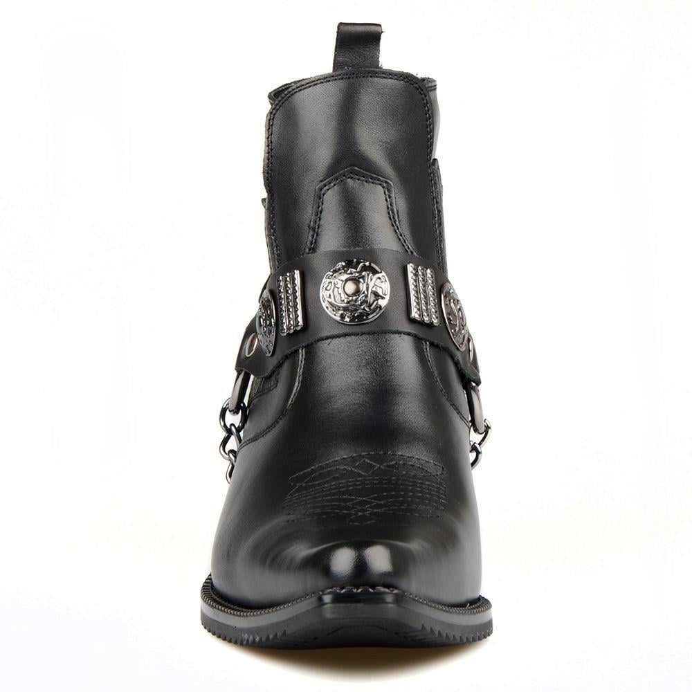 Black Western Cowboy Boots Black