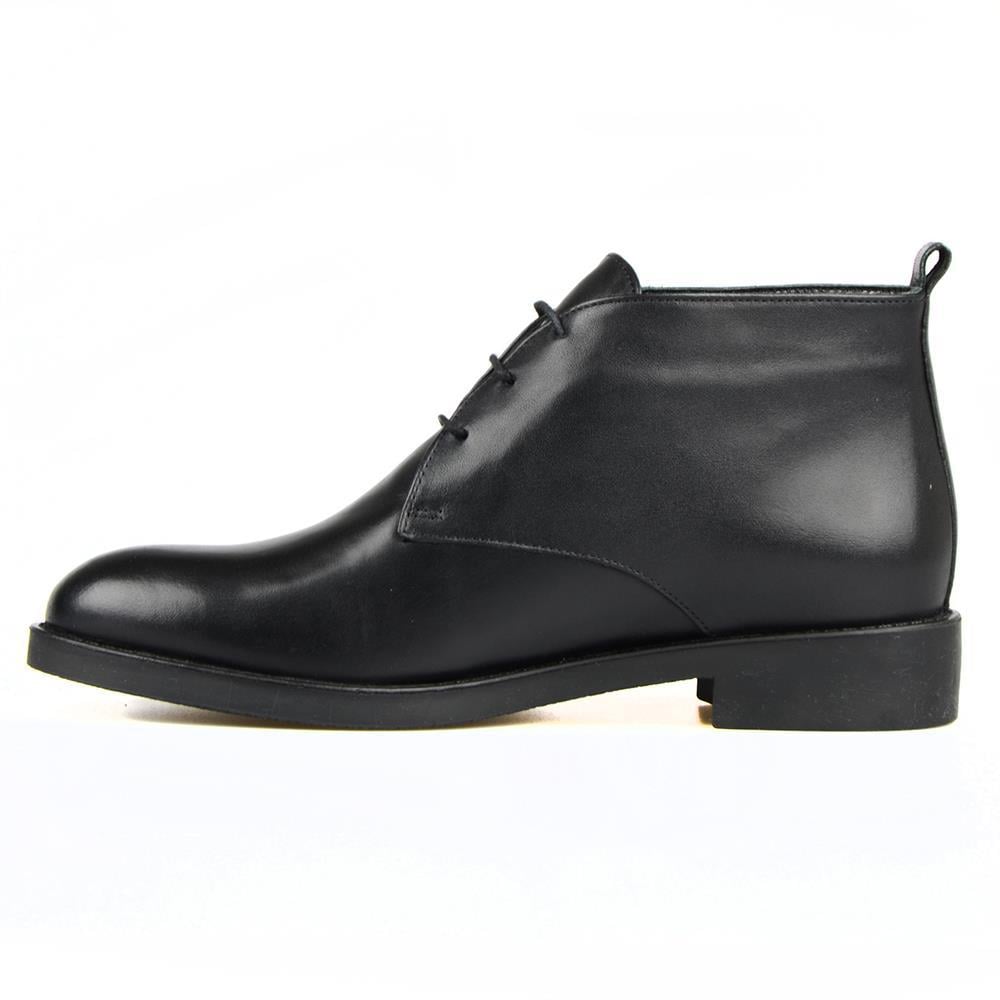 Black Women's Lace Up Ankle Boots