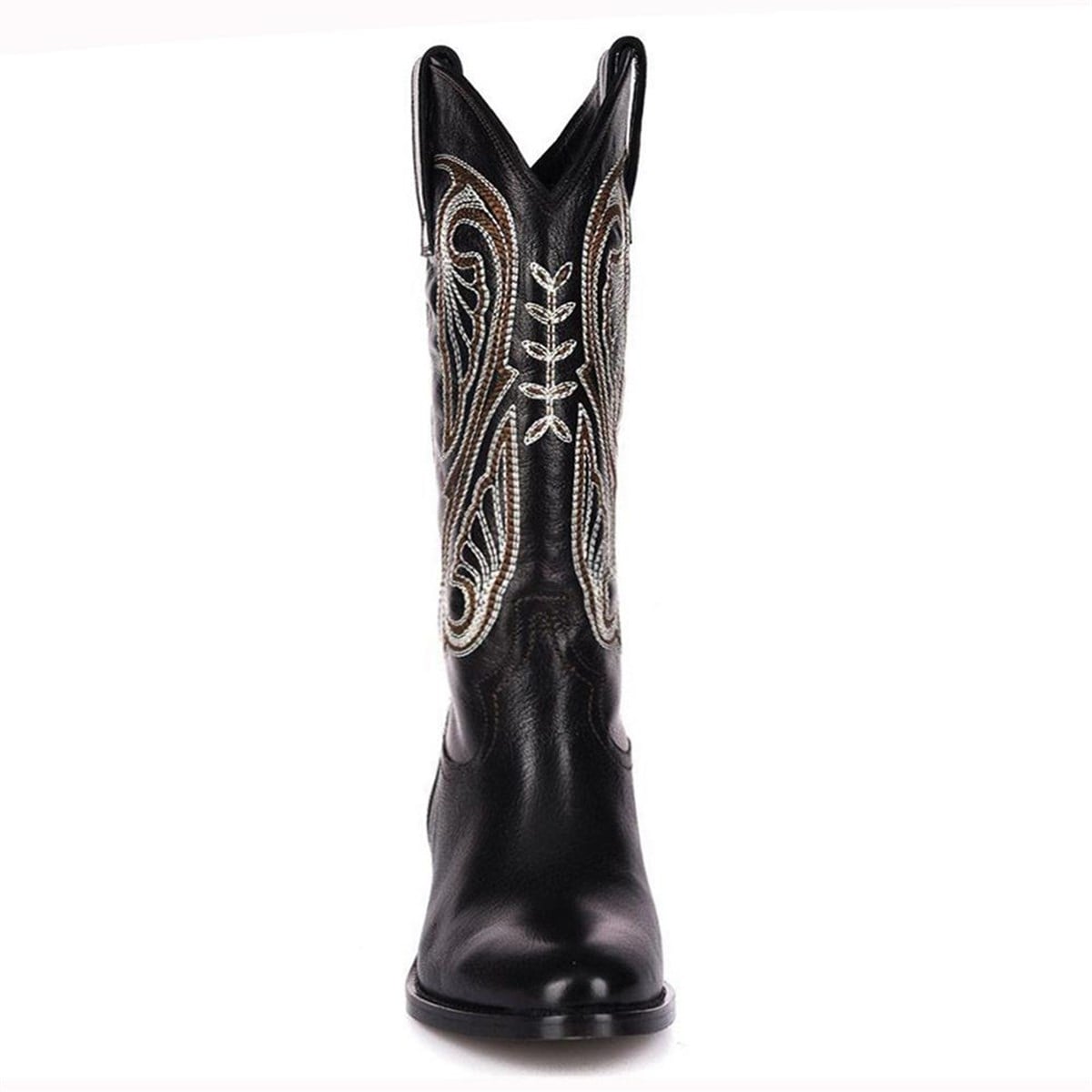 FootCourt Cowboy Boots Black
