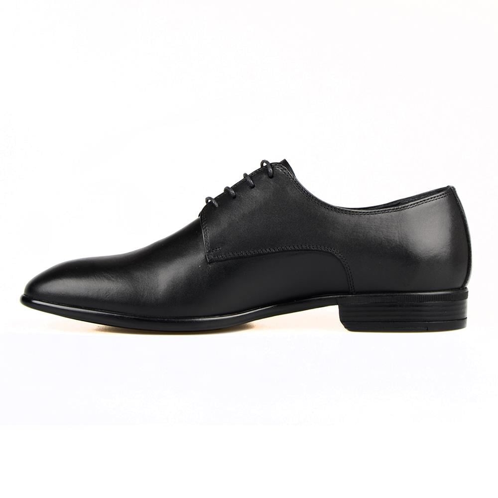 Black Leather Men's Shoes