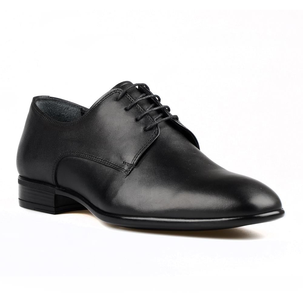 Black Leather Men's Shoes