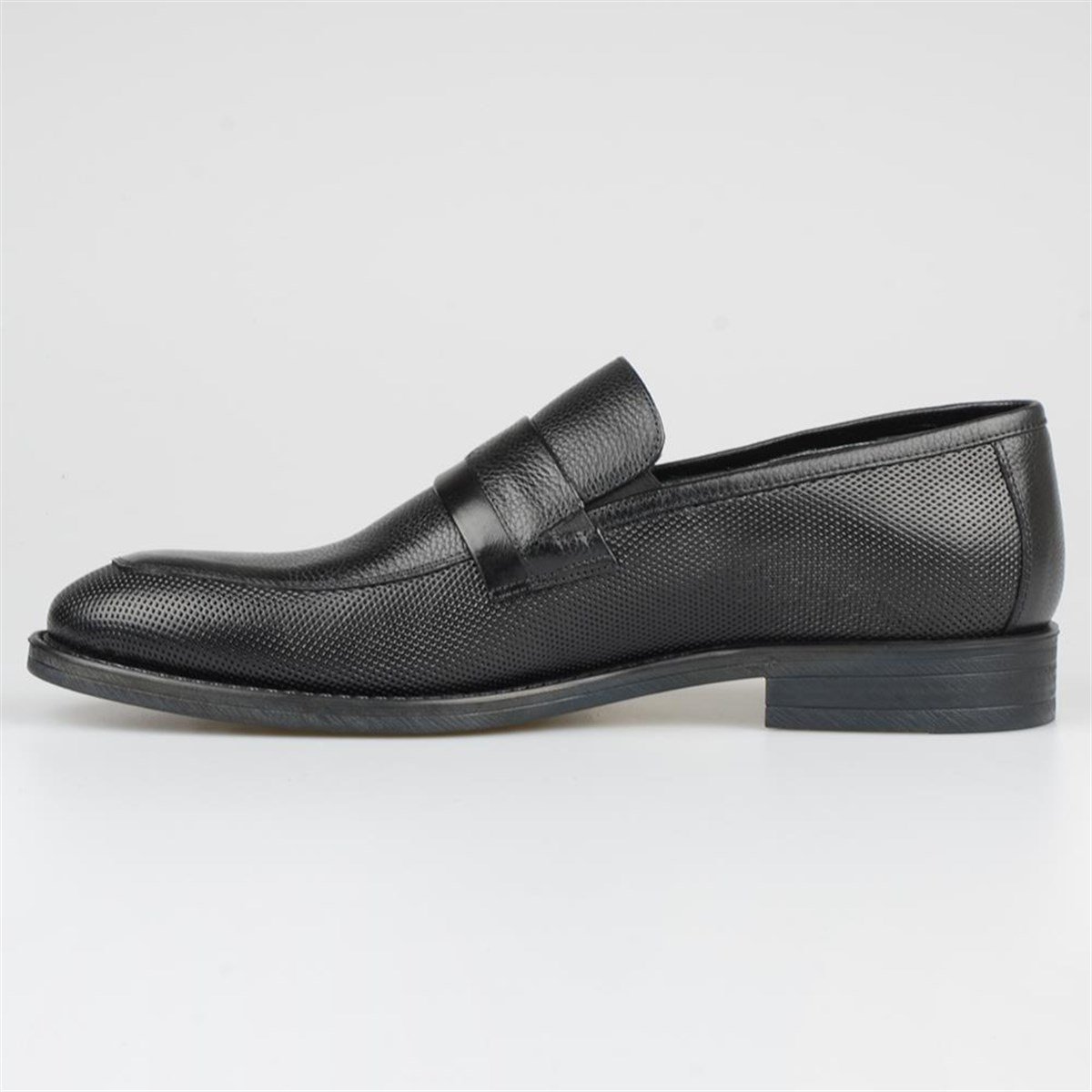 Classic Black Leather Men's Office Shoes 