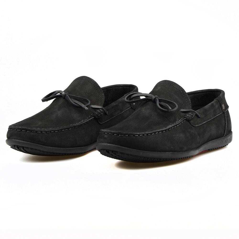 Black Nubuck Men Loafers
