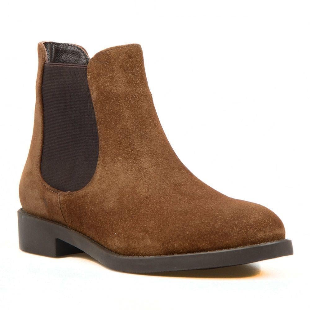 FootCourt Women's Boots Suede Tan