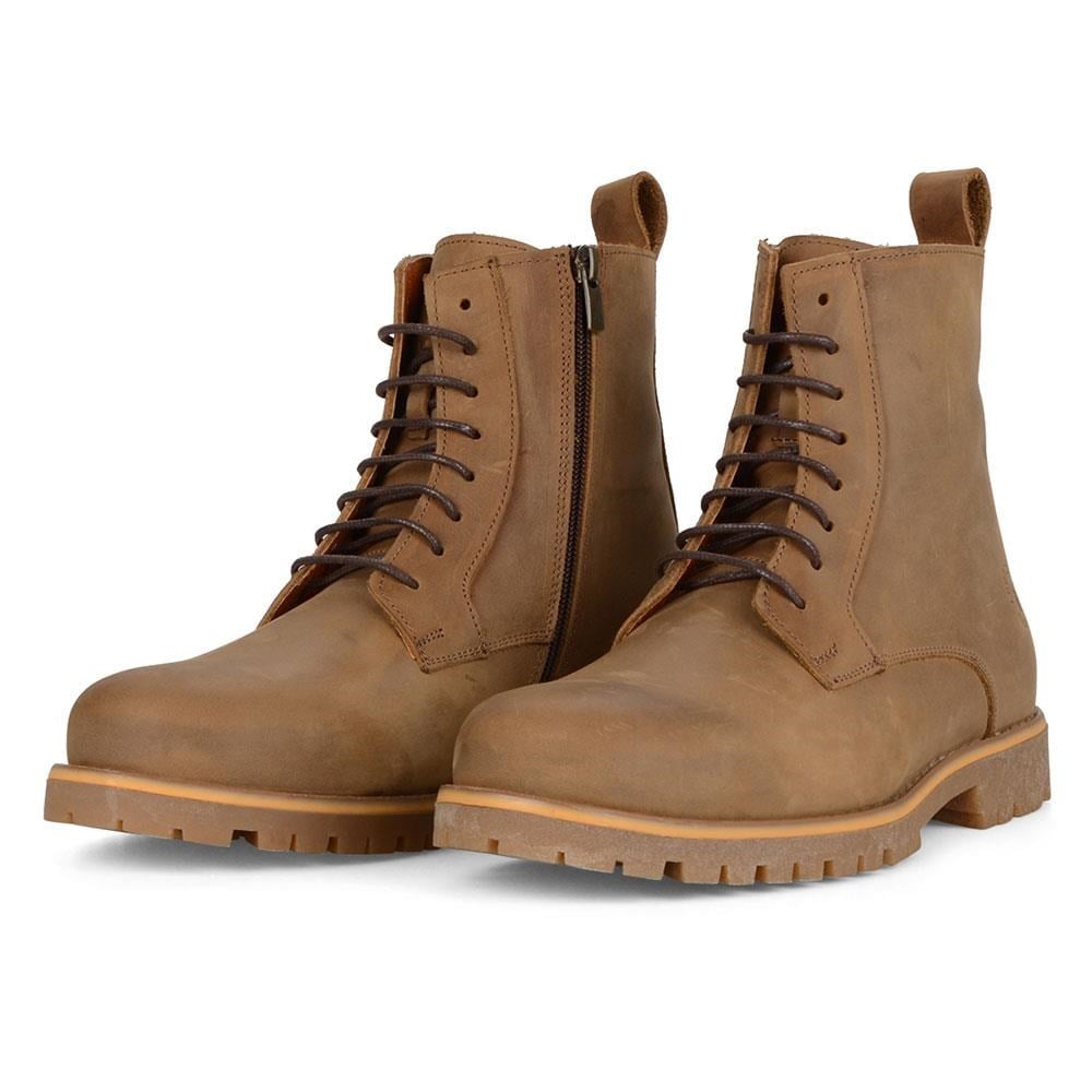 Men Boots Tan Oiled Leather Newcat