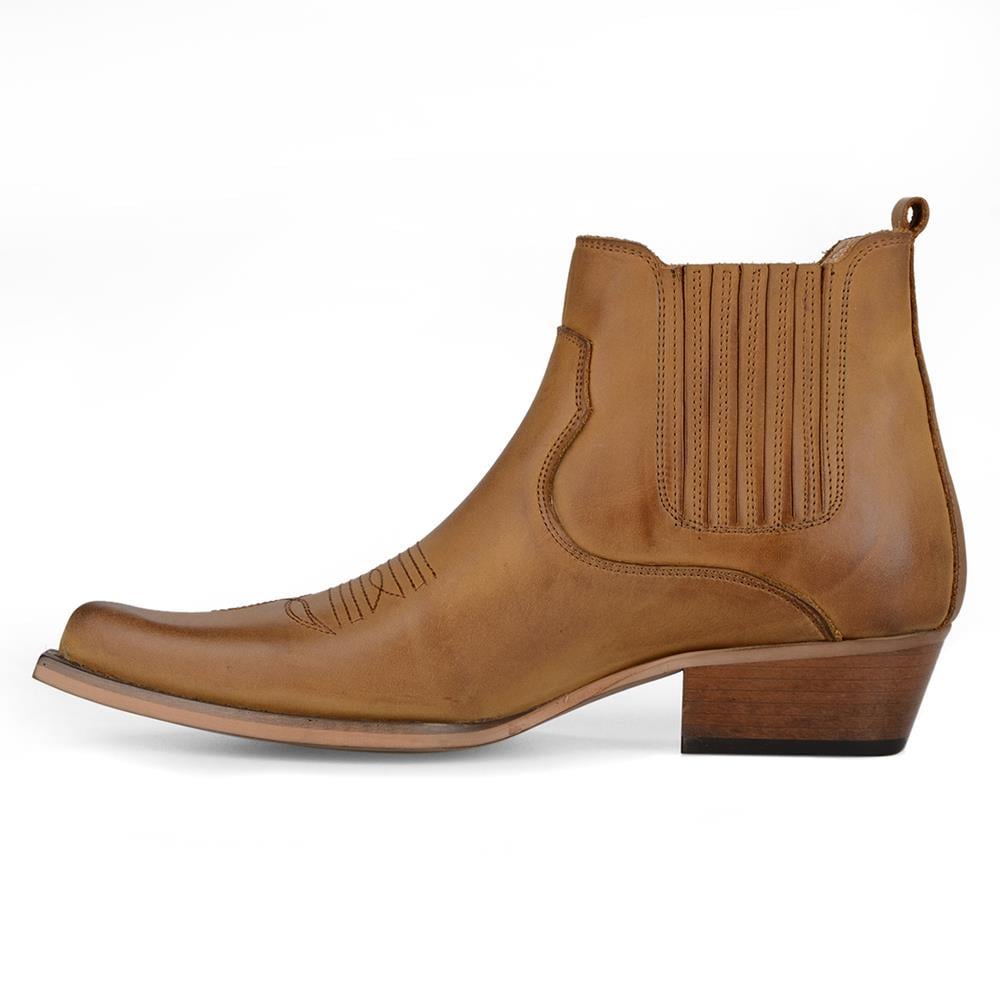 FootCourt Cowboy Boots Tan