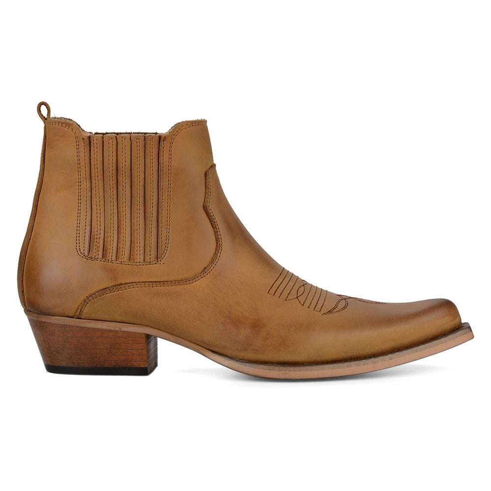 FootCourt Cowboy Boots Tan