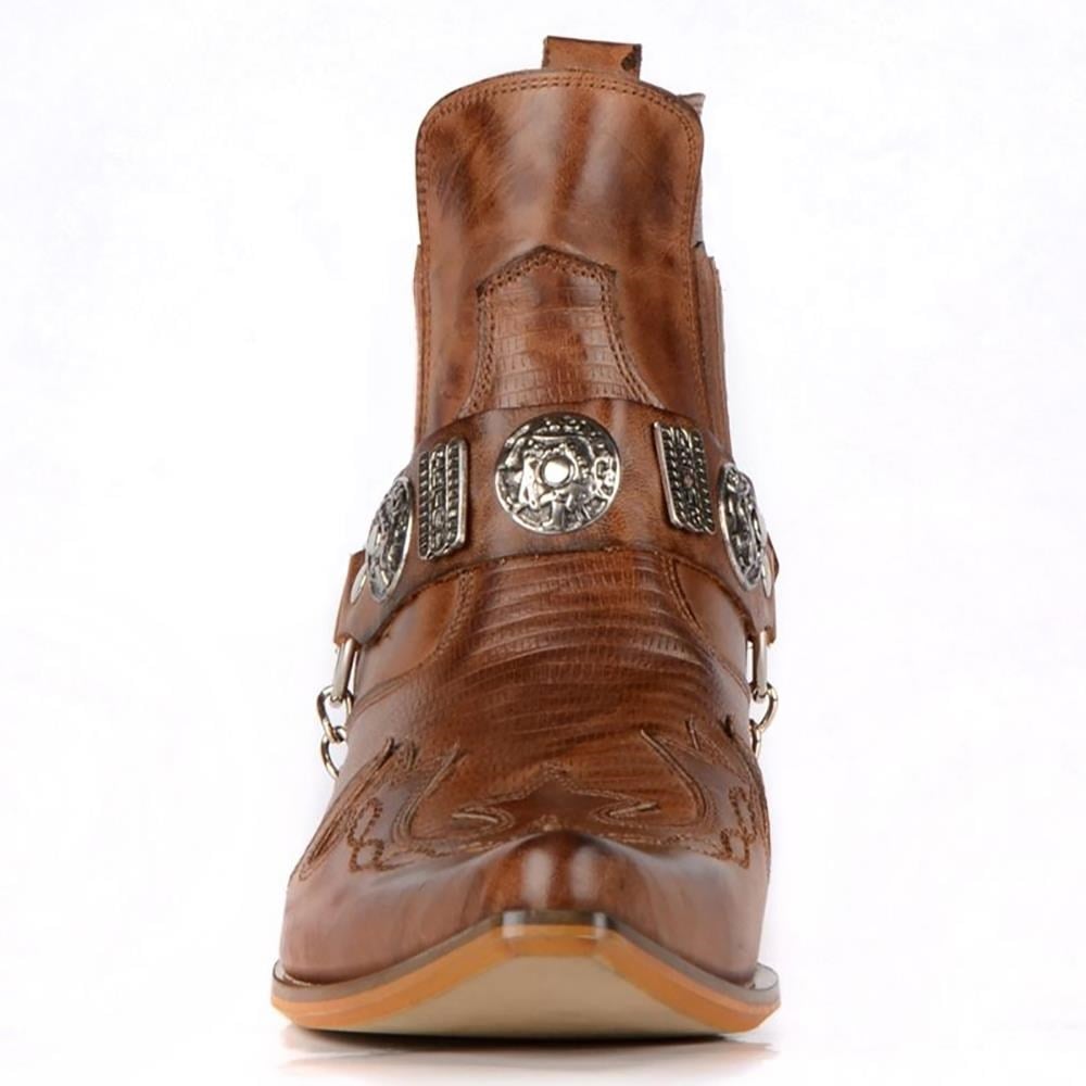FootCourt Cowboy Boots Tan