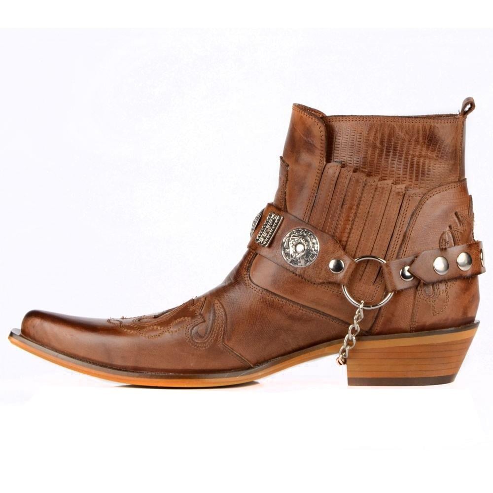 FootCourt Cowboy Boots Tan