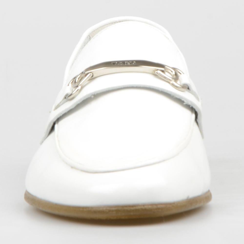 FootCourt Women's Slip On Loafers White