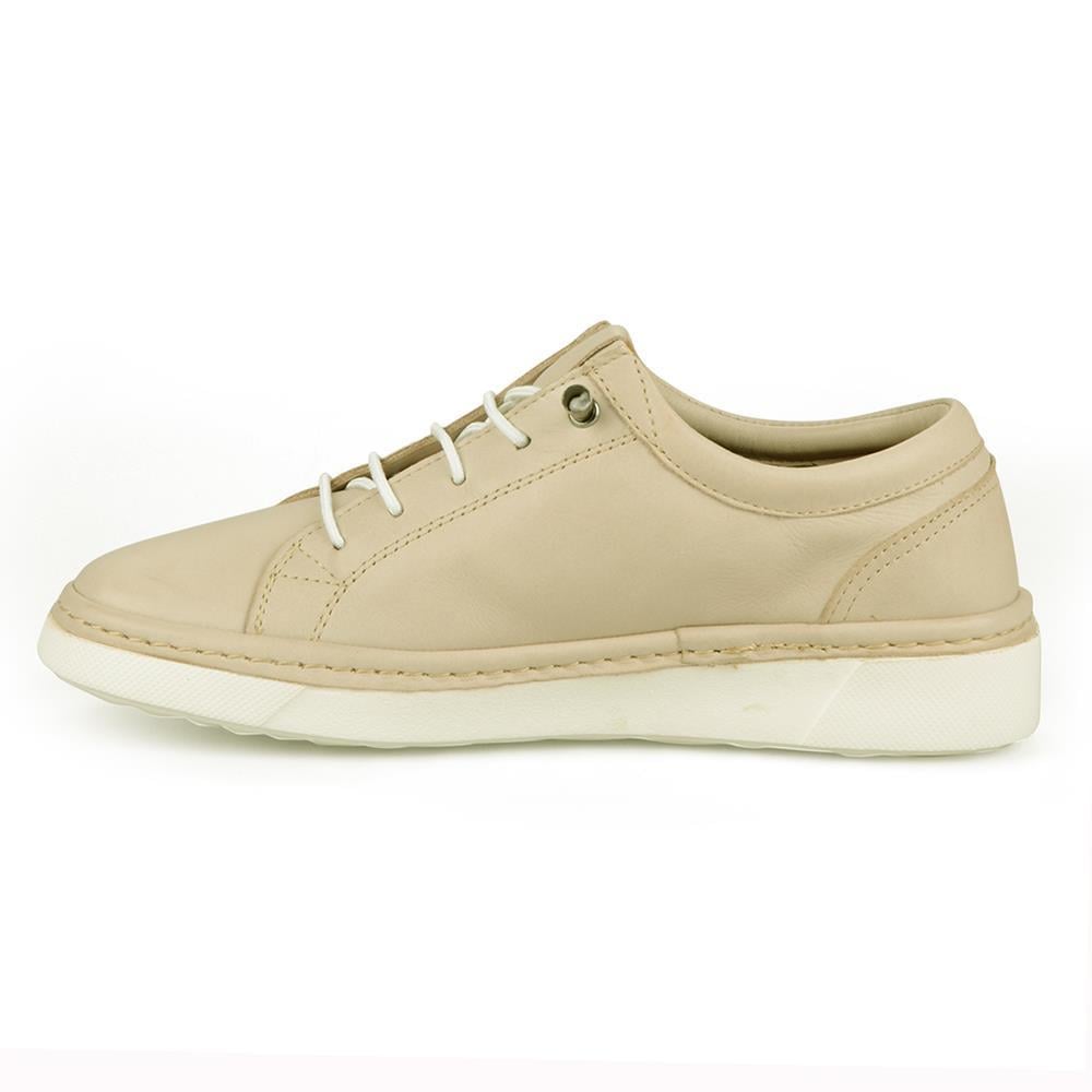 FootCourt Beige Women Soft Casual Shoes