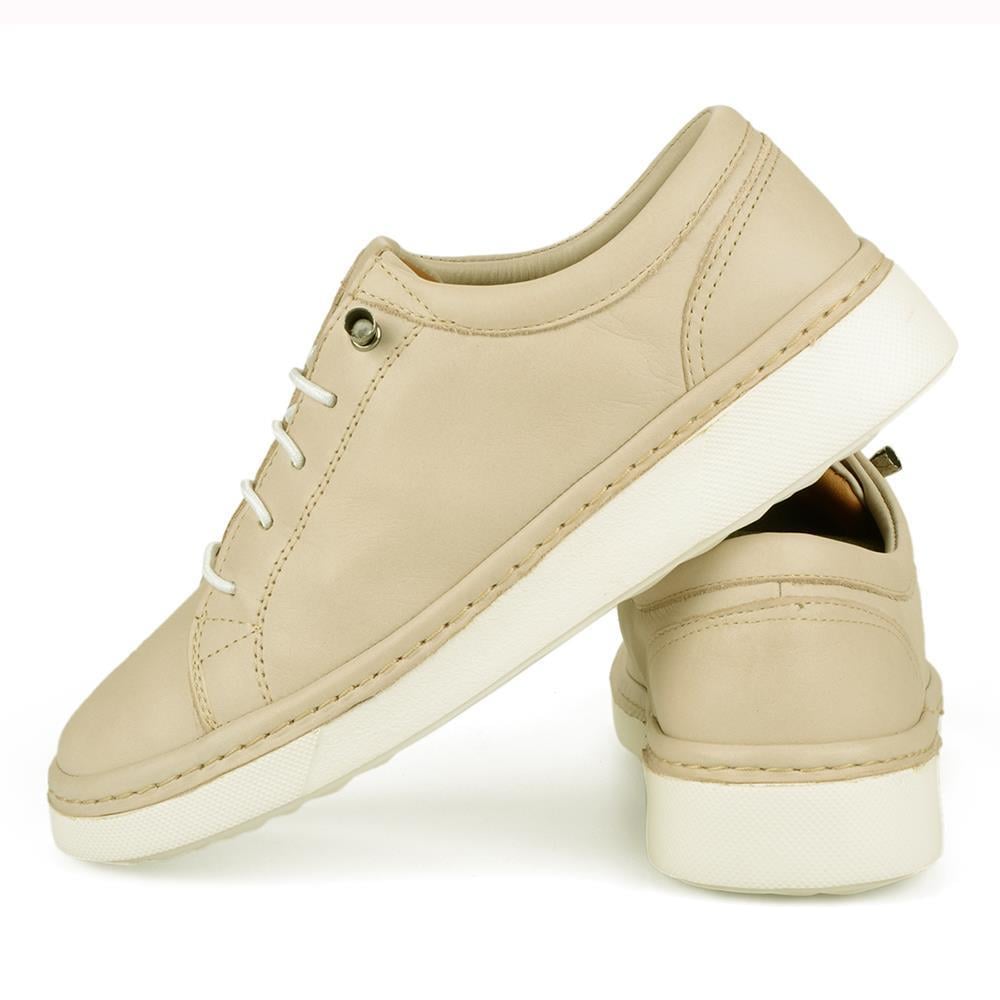 FootCourt Beige Women Soft Casual Shoes