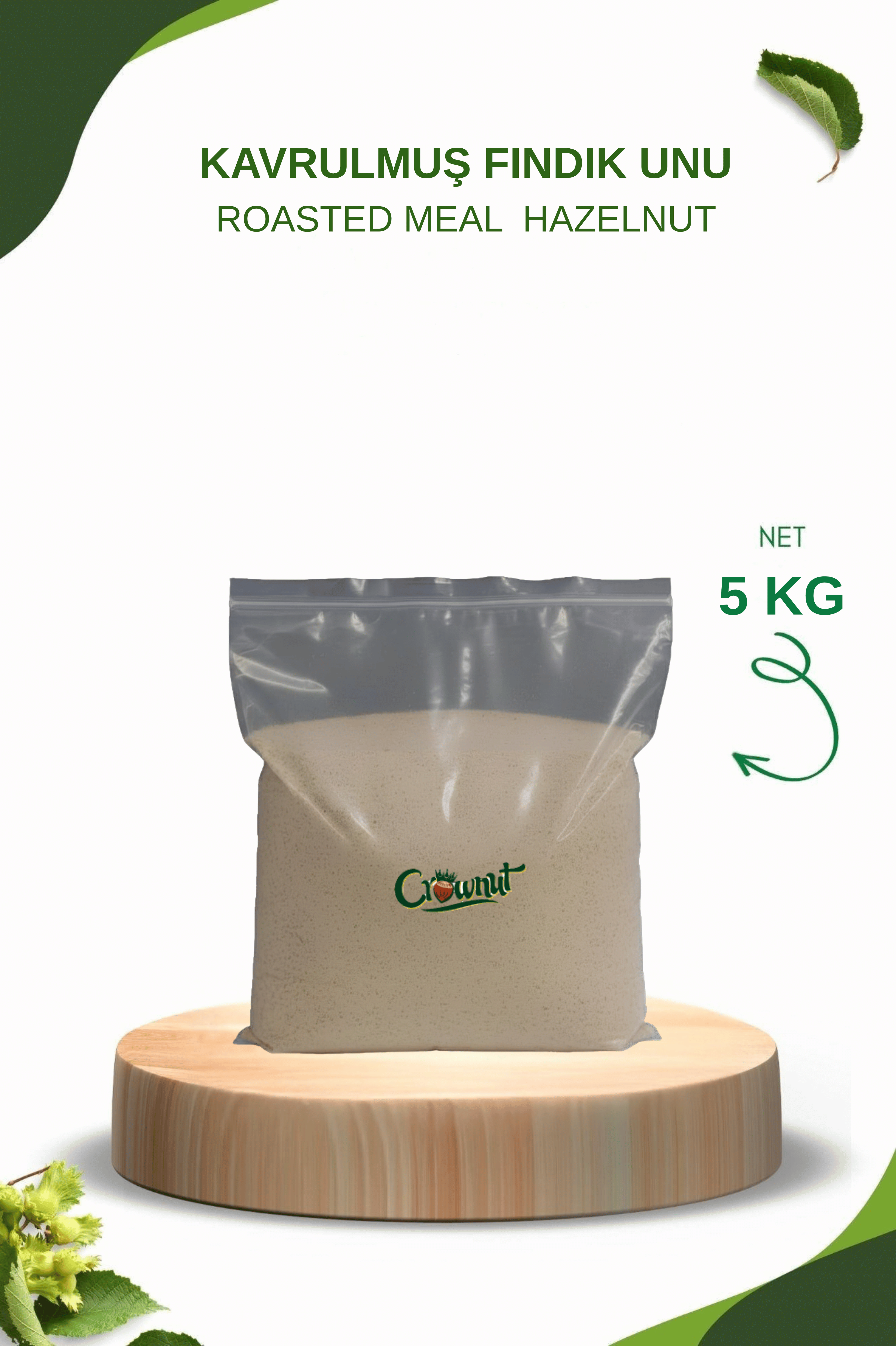 Crownut Fındık Unu 5 Kg