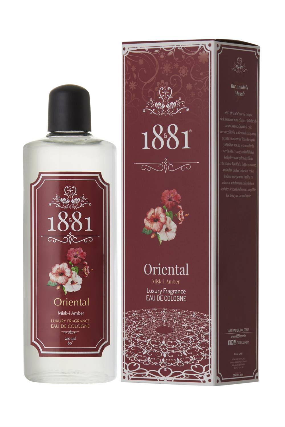 1881 Oriental Misk-i Amber Kolonya 250 ml