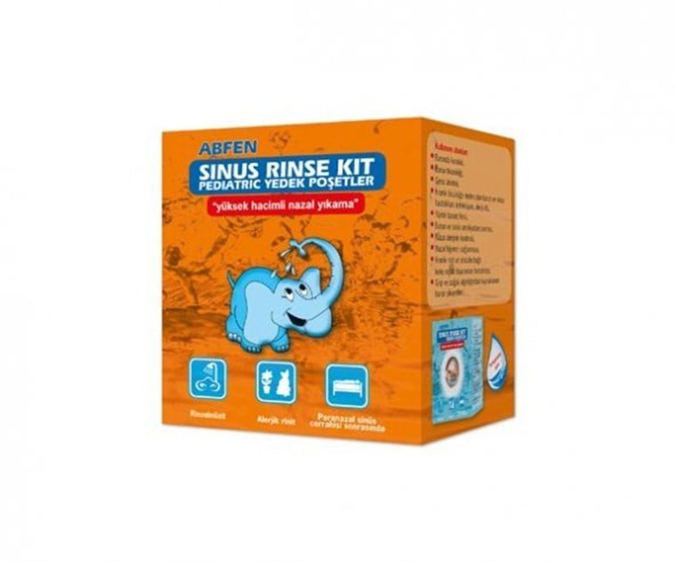 Abfen Sinüs Rinse Kit Pediatric 50 Yedek Poşet